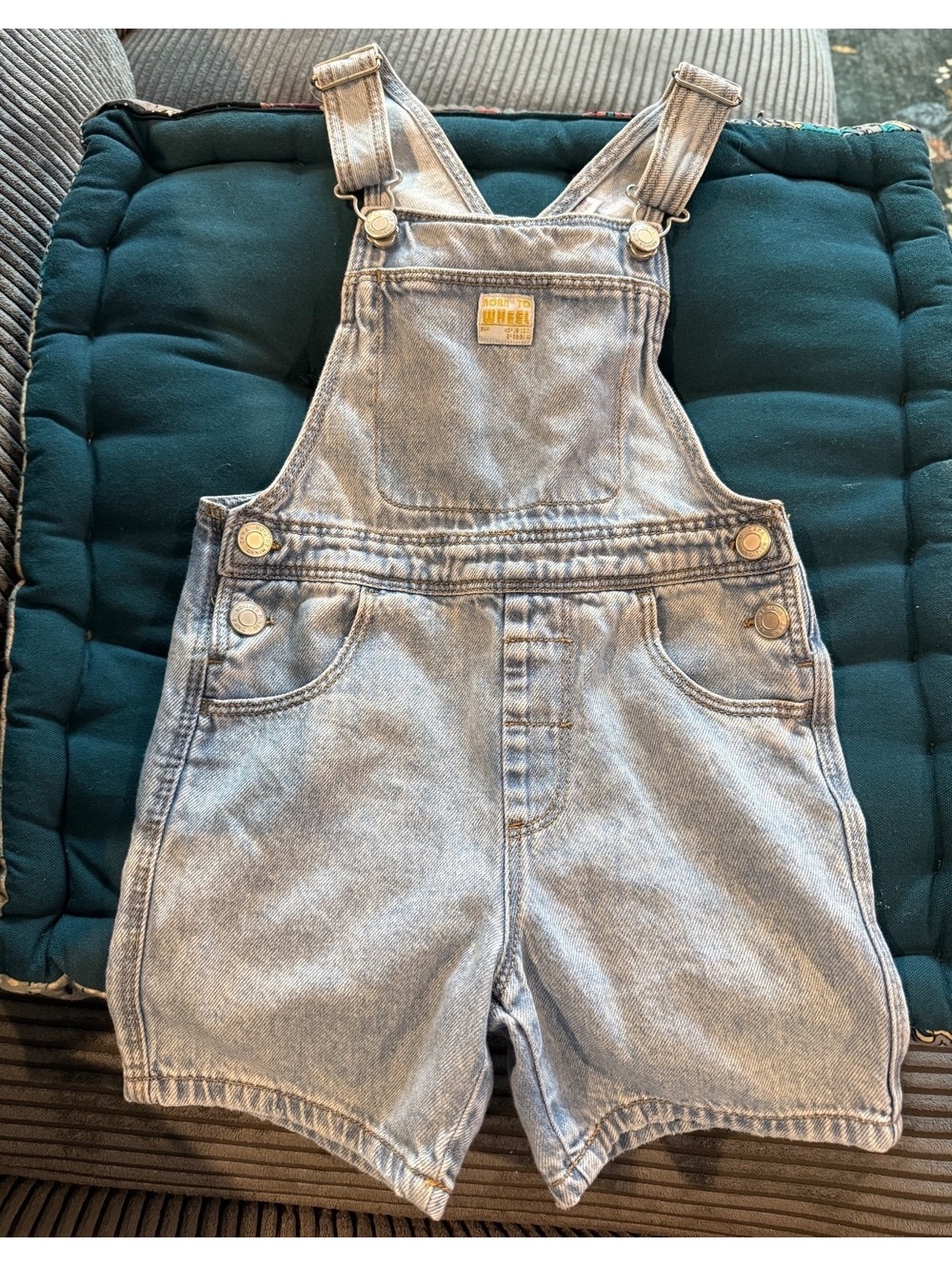 ZARA Kids Denim Short Overalls for 4 Years